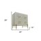 Homeroots 28" White Solid Wood Two Drawer Nightstand 488774 - alternate 4