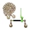 Mytee Products 3/8in-1/2in Green Folding Handle Ratchet Load Binder & 3/8in x 12ft Binder Chain CBRS-FH38x1-CH3812x1-KIT - alternate 1