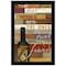 Homeroots The Best Wine 1 Black Framed Print Wall Art 405245 - alternate 1
