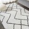 Jonathan Y Inca Moroccan Diamond Shag Beige/Dark Gray 3 ft. x 5 ft. Area Rug SHG101A-3 - alternate 1
