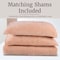 Lavish Home 3PC Velvet King Quilt Bedding Set 108x92 Inch King Bedspread and Matching Pillow Shams, Pink 66-004-VP-K - alternate 4