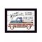 Homeroots All Hearts Come Home for Love Truck Black Framed Print Wall Art 416106 - alternate 1