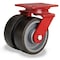 Hamilton Heavy Service Dual-Wheel Swivel Caster, 6" x 2" Duralast XC Polyurethane (70D) on Cast Iron Wheels S-HS2-6DT70 - alternate 1