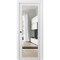 Sartodoors Sliding French Pocket Door Clear Glass, Lucia 2666 White Silk and Aluminum Strips, Kit Trims Rail LUCIA2666PD-WS-36 x 84 - alternate 1