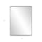 Homeroots 40" Black Metal Framed Accent Mirror 383724 - alternate 3