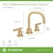 Symmons Dia Widespread Two-Handle Bathroom Faucet with Push Pop Drain Assembly (1.0 GPM) SLW3512BBZPP - alternate 2