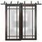 Sartodoors Sliding Closet Frosted Glass Barn Bypass Doors with Hardware Planum 2112 72x80 (2* 36x80) Solid Cor PLANUM2112BBB-CA-72 x 80 (2* 36x80) - alternate 1