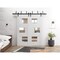 Vdomdoors Sliding Closet Opaque Glass Barn Bypass Doors 36x96 inches Sete 6999 White Silk with Mirror Modern SETE6999BBB-WS-3696 - alternate 2