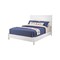 Homeroots White Solid Wood Queen Bed Frame 524821 - alternate 3