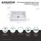 Kingston Brass 30" Fireclay Single Bowl Farmhouse Kitchen Sink with Bottom Grid and Strainer, Glossy White KGPF311910YHC - alternate 4