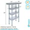 Amgood 14in D x 24in L Stainless Steel Table, Three Undershelves AMG WT-1424-3SH-Z - alternate 3