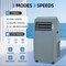 Edendirect 10,000 BTU (6,450 BTU DOE) Portable Air Conditioner Cools 400 sq. ft. with Dehum & Remote, Swing ZR-SPF2-10CG - alternate 5