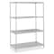 Safco Wire Shelving Unit, 24"D x 48"W x 72"H, Gray 5294GR - alternate 1