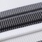 Homeroots 72" White And Black Striped Shower Curtain 484074 - alternate 2