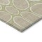Homeroots 8' Tan Ivory And Green Round Abstract Washable Indoor Outdoor Area Rug 600566 - alternate 3