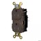 Hubbell Wiring Device-Kellems Straight Blade Receptacle, 5-15R, 15 A, 125V AC, 2 Pole, 3 Wire, Surface Mount, Grounded HBL5262STTR - alternate 1