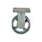 Vestil Cast Iron/Steel Rigid Caster 5 In. Diameter x 2 In. Width 1000 Lb. Capacity Gray CST-MA-5X2-R - alternate 3