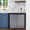 Koolmore 30 in. Undercounter Residential French Door Refrigerator & Freezer, 5.5 Cu. Ft. in Black KM-UCFDRF-B30 - alternate 6