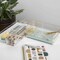 Martha Stewart Kerry Plastic Stackable Office Desk Drawer Organizers with Gold Trim, Various Sizes, Set of 8 BE-PB3371-G-8-CLRGLD-MS - alternate 2