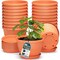 Lifemaster 10-Inch Whiskey Barrel Planters, Durable Plastic Pots with Drainage and Saucer, 20PK LMPBP20PRD20 - alternate 1
