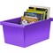 Storex Medium Classroom Storage Bin, Purple 61486U06C - alternate 2