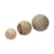 Homeroots Set Of Three Wooden Spheres, 3PK 392524 - alternate 2