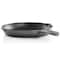Megachef Round 10.25 Inch Enameled Cast Iron Skillet in Gradient Gray 750124523M - alternate 4