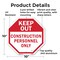 Signmission Keep Out Construction Personnel Onl, 10 Inch X 10 Inch, Aluminum Metal Signs OC-A-10-68 - alternate 2