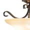 Vaxcel Monrovia 17-in W Bronze Bowl Semi Flush Mount Ceiling Light Cognac Glass CF35417RBZ/B - alternate 2