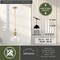 Vaxcel Beloit Brushed Gold Farmhouse Mini Pendant Ceiling Light Clear Glass P0429 - alternate 4