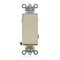 Leviton Decora Plus Rocker 3-Way 20A Ivory 5623-2I - alternate 1