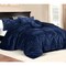 Homeroots Navy Blue King Polyester 130 Thread Count Washable Down Comforter Set 528904 - alternate 5
