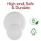 Smarty Had A Party 13 Glitz White Round Disposable Paper Charger Plates 120 Plates, 120PK 2690-RGD-CASE - alternate 4