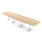 Skutchi Designs 14 Person Conference Table With Power Unit | 14' Boat Table | Harmony Series HAR-BOT-48X168-T-K525-NA - alternate 1