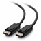 C2G CABLE - DISPLAYPORT - MALE - DISPLAYPORT - MALE - 6FEET - BLACK 24904 - alternate 1