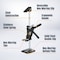 Powertec Labor Saving Arm Jack 2 PK - 220 lbs Heavy Duty Furniture Lifter, 10 Adjustable Height, 2PK 71912N - alternate 4