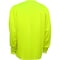 Gss Safety Hi-Vis Long Sleeve Safety Shirt, 100% Polyester Birdseye, Lime, L 5503-LG - alternate 2