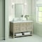 James Martin Vanities Breckenridge 48'' S Vanity, Whitewashed Oak w/ Ethereal Noctis Silestone Top w/ Wireless Charger 330-V48-WWO-FENC - alternate 3