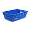 4Dock Stackable Plastic Storage Totes, 18 in x 13 in x 6 in, Blue, Plastic SAT001 - alternate 1