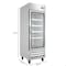 Koolmore 27 in. Commercial One Glass Door Convertible Reach-In Refrigerator/Freezer with 23 Cu. Ft. Capacity KM-RIC-1DGD - alternate 2