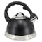 Mr. Coffee Clarefield 2.4 Quart Stainless Steel Whistling Tea Kettle in Black 143783.01 - alternate 5