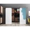 Sartodoors Sliding Double Barn Doors with Hardware, Planum 0010 Primed, 13FT Rail Hangers Sturdy Set, Modern S PLANUM0010DB-S-PRI-4884 - alternate 1