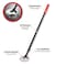 Performance Tool Extendable Magnetic Pickup Tool, 50 lb Lift, 24-38 in. Extendable, Rubber W2070 - alternate 3