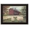 Homeroots Hancock Sheep 3 Black Framed Print Wall Art 406436 - alternate 1