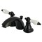 Kingston Brass Mini-Widespread Bathroom Faucet with Pop-Up Drain, Matte Black KB950APL - alternate 1