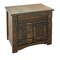 Homeroots 27" Brown Solid Wood One Drawer Nightstand 527054 - alternate 1
