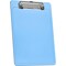 Acrimet Clipboard Memo Size A5 Low Profile Clip (Plastic) (Clear Blue Color), 3PK 137B.2 - alternate 2