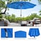 Pure Garden 10-Foot Patio Umbrella, Brilliant Blue 50-LG1035 - alternate 2