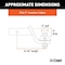 Curt RockerBall Series Cushion Hitch Kit, 3 in Drop, Class 3, 4, 5 Hitch, 2 in Dia Hitch Ball, Steel 45143 - alternate 3