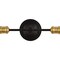 Jonathan Y Jaxon 13.25" 2-Light Industrial Farmhouse Iron LED Vanity, Oil Rubbed Bronze/Brass Gold JYL7574A - alternate 4